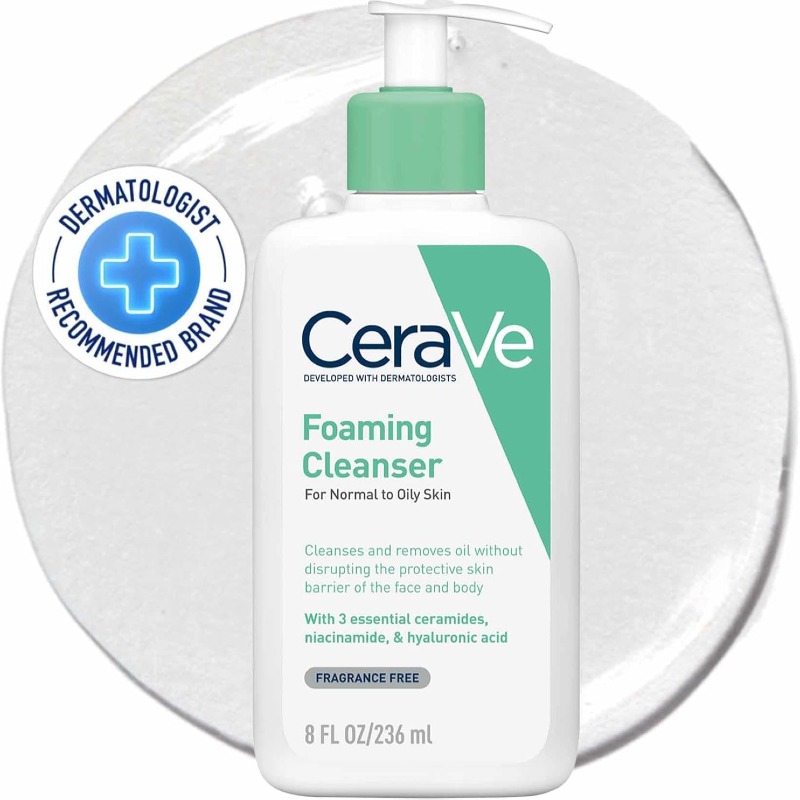 CeraVe Foaming Cleanser, Face & Body - 236ml